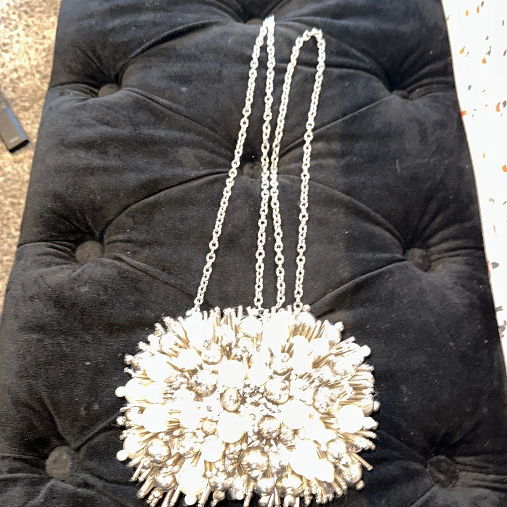 ALDO pearl n gem studded purse